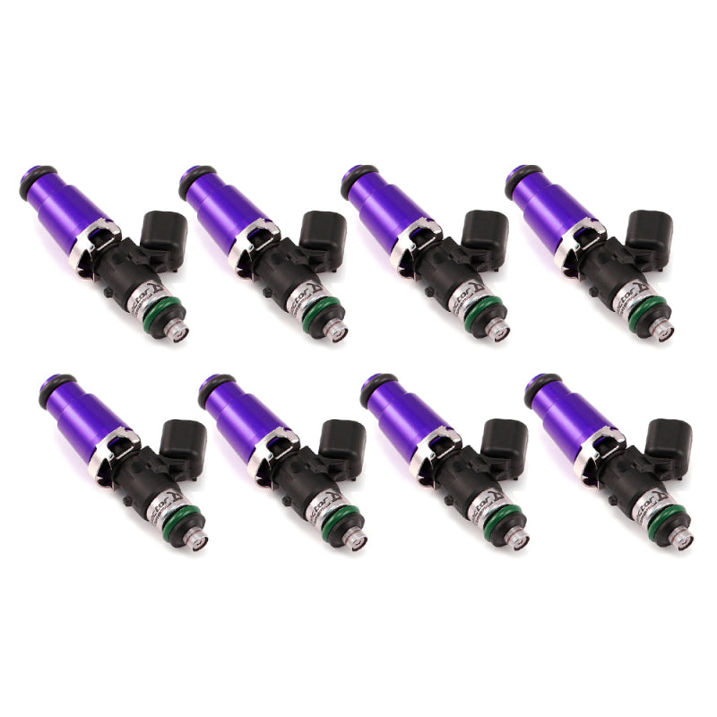 Injector Dynamics - ID1300-XDS, for Commodore VY / LS1. 14mm (purple) adapter top.  Set of 8.