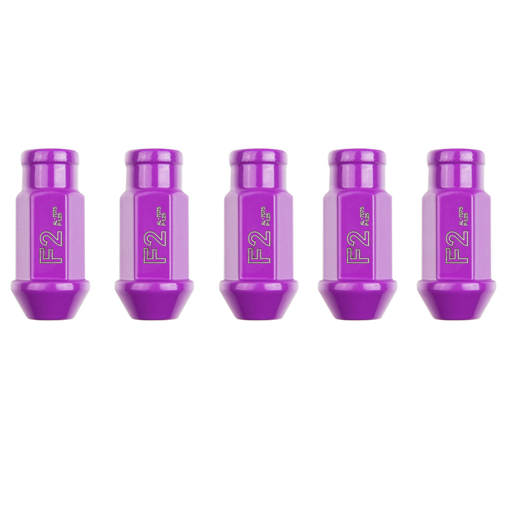 F2 Function & Form Lug Nuts M12x1.5 Purple