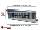 SpeedFactory HP Vertical Flow Intercooler (K-Series, 1000HP) Opposing Side Inlet / Outlet