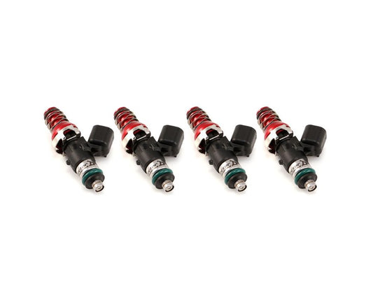 Injector Dynamics - ID1050-XDS, for CBR1000RR 04-07 applications. 11mm (red) adapter top. Remove lower retainer.  Set of 4.