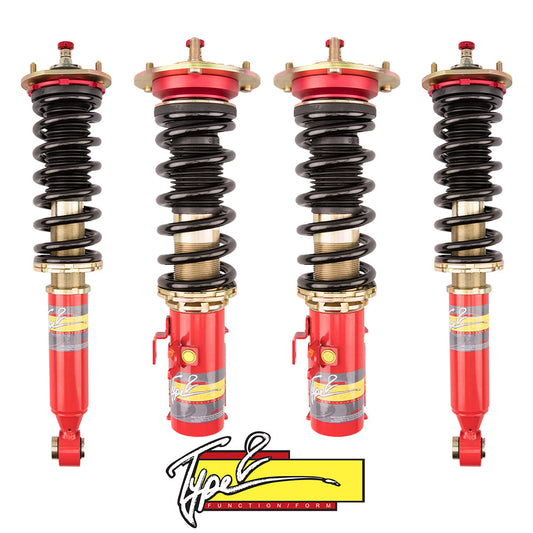 F2 Function & Form Nissan S13 89-94 Type 2 Coilovers Kit F2-S1389T2