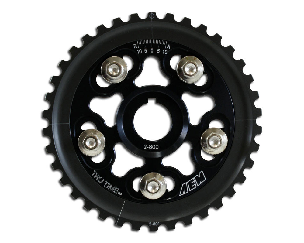 AEM Electronics Tru-Time Cam Gears Black 23-800BK Honda