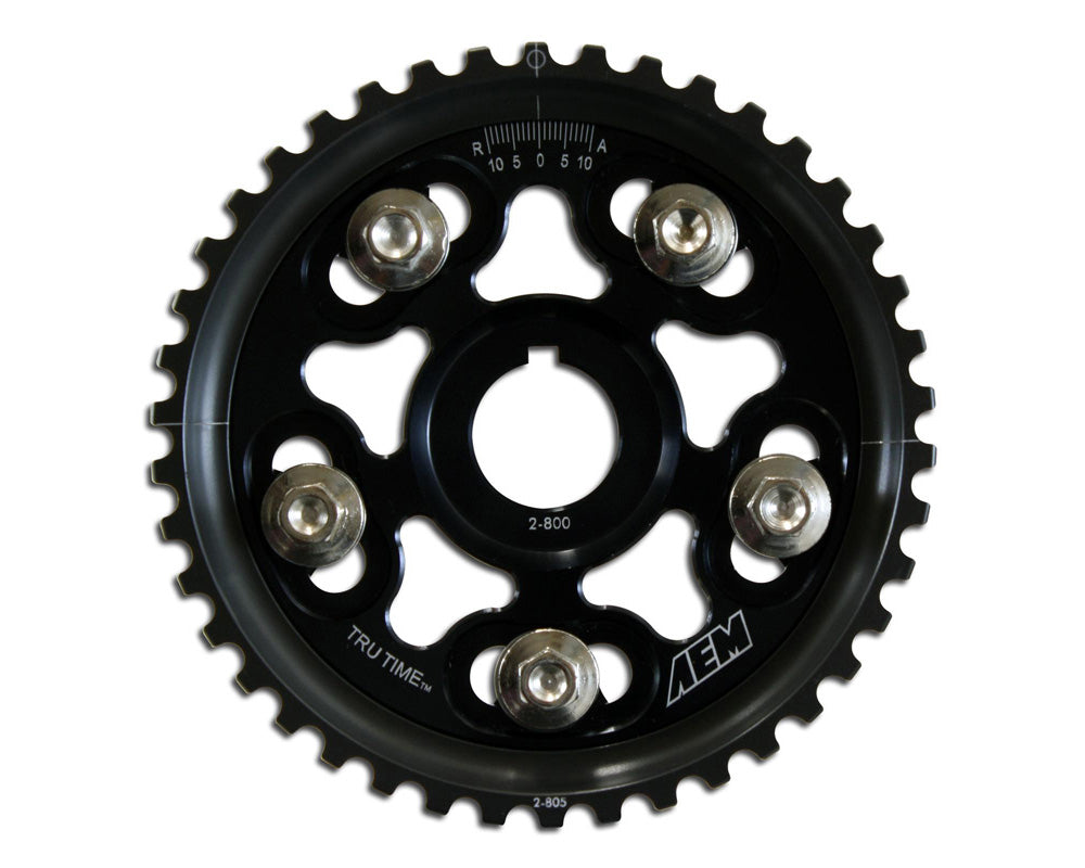 AEM Electronics Tru-Time Cam Gears Black 23-801BK Honda