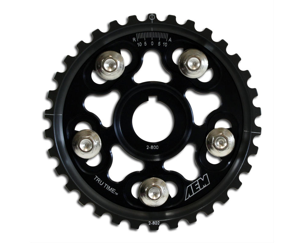 AEM Electronics Tru-Time Cam Gears Black 23-802BK Acura | Honda